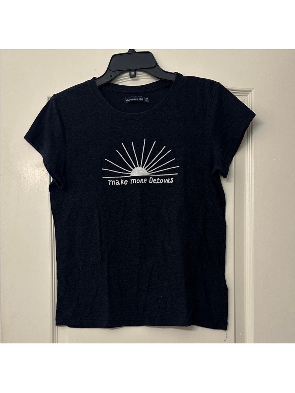 Abercrombie & Fitch Black Sunrise Graphic Tee
